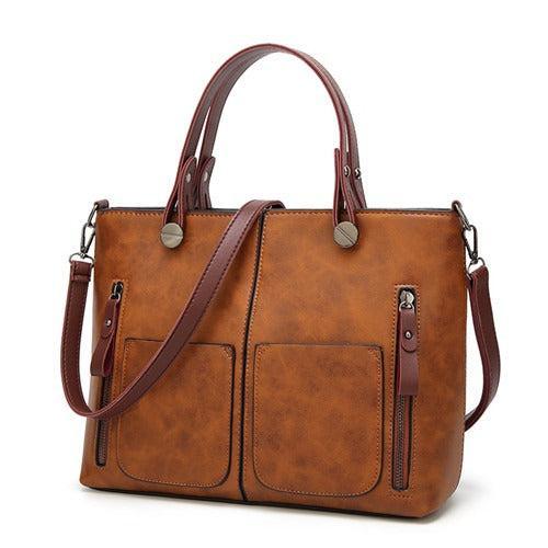 Koziti β Women's Vintage PU Leather Shoulder Bag with Adjustable Crossbody Strap