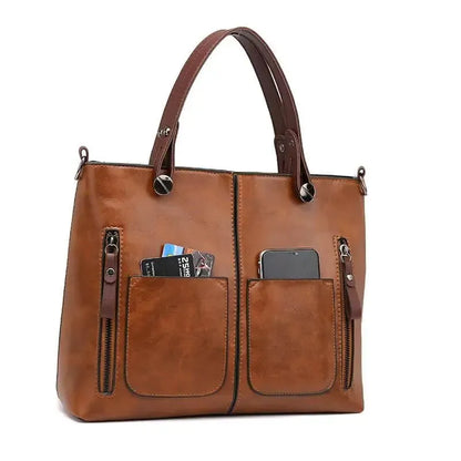 Koziti – Women's Vintage PU Leather Shoulder Bag with Adjustable Crossbody Strap